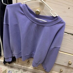 Lulu Lemon Purple Crewneck Sweatshirt